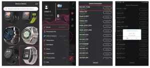 kogan Pulse Body Temperature Thermometer Smart Watch - Connecting Android