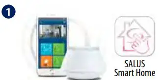 SALUS Water Leak Sensor WLS600 User Guide - App Logo