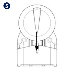 SALUS Water Leak Sensor WLS600 User Guide - Insert the Water Leak Sensor into the stand to begin operation.