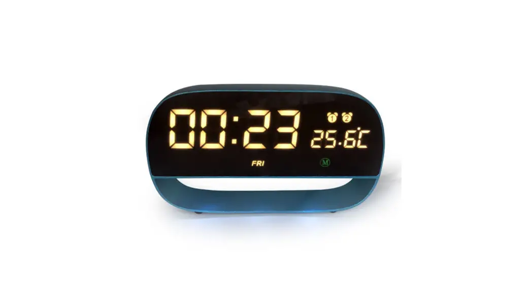Clocks Key- Hr Digital Alarm Clock Instruction Manual