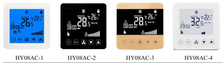 GLOBAL Touch Screen Thermostat HY08AC