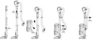 Shark NV620UKT Powered Lift Away Upright Vacuum Cleaner -ASSEMBLY