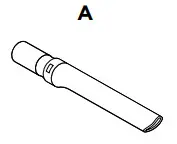 Shark NV620UKT Powered Lift Away Upright Vacuum Cleaner -Crevice Tool