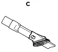 Shark NV620UKT Powered Lift Away Upright Vacuum Cleaner -Duster Crevice Tool