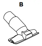 Shark NV620UKT Powered Lift Away Upright Vacuum Cleaner -Upholstery Tool