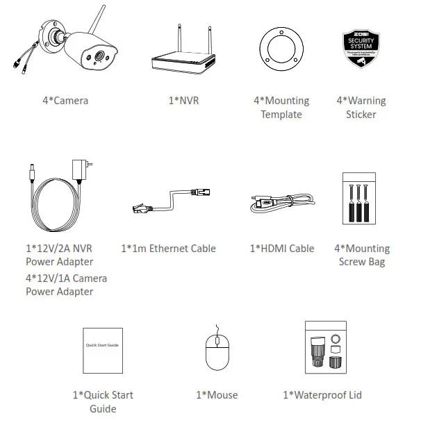 ANSJER ZG1883M Wireless IP Camera