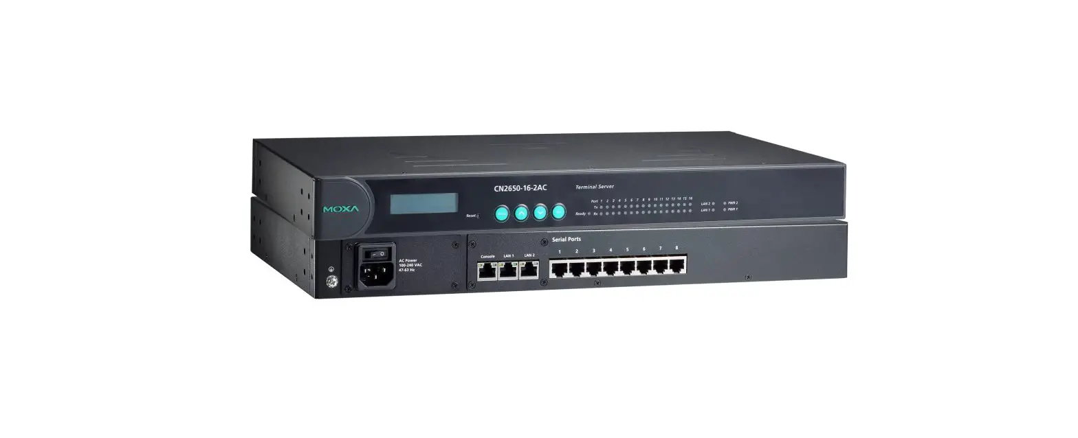 Moxa Cn2600 Series Dual-lan Terminal Servers Installation Guide Moxa Cn2600 Series Dual-lan Terminal Servers Installation Guide