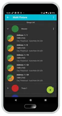 CITY THEATRICAL CIT6000 DMXcat Multi Fixture Test Tool User Manual - In the Group List, you can click
