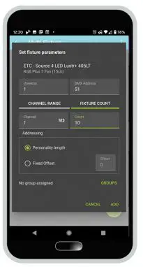 CITY THEATRICAL CIT6000 DMXcat Multi Fixture Test Tool User Manual - Once you have selected the personality you would like to patch