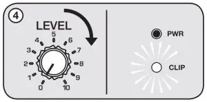 FIG 10 Setting Level Controls