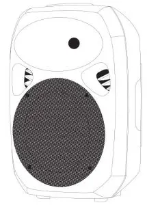 Rockville DJ PA Speaker RPG122K