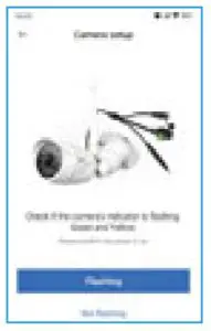 wansview W5 1080p Wireless Outdoor Cloud IP Camera -Flashing