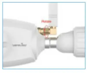 wansview W5 1080p Wireless Outdoor Cloud IP Camera - wifi antenna