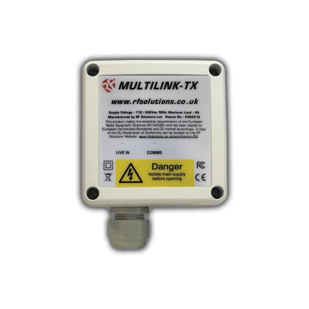 Multilink 8t1 230v Radio Switch Transmitter User Guide