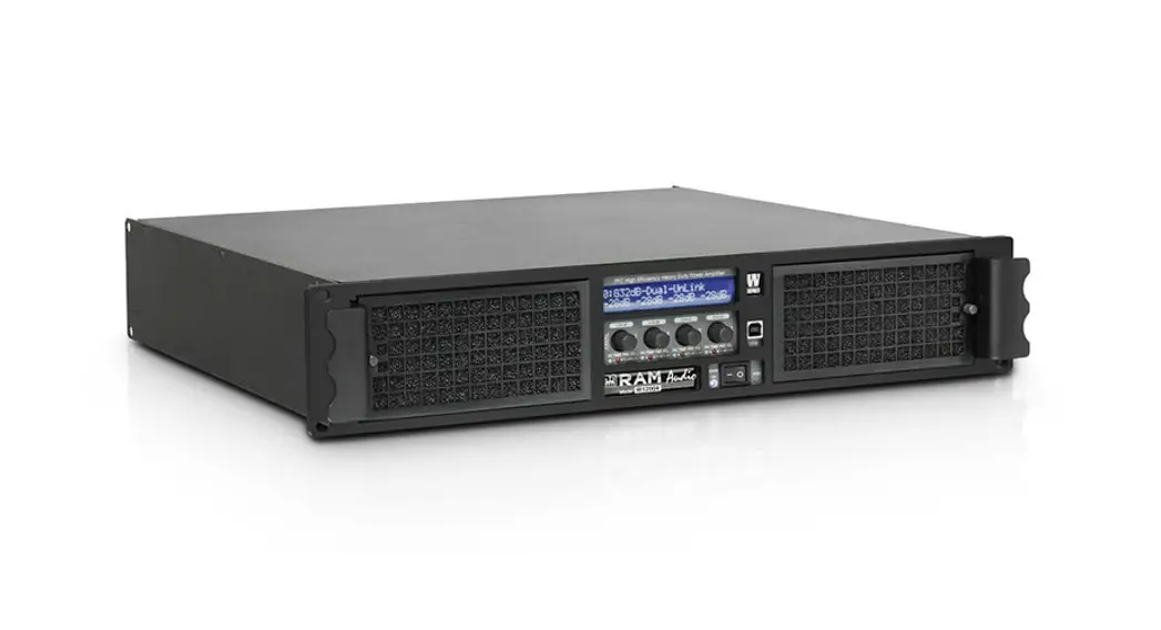 Ram Audio W Series Professional Power Amplifiers User Manual
