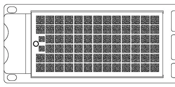 RAM Audio W Series Professional Power Amplifiers- Grid Filter Detail