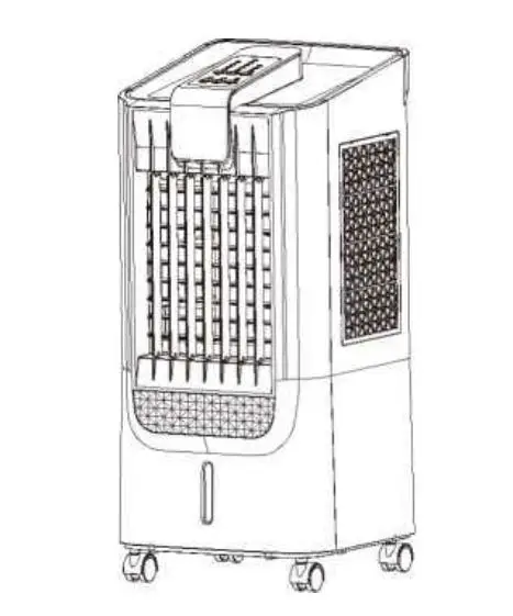 BONAIRE BO488HS12ZZBZANUI Crown 10i Portable Evaporative Air Cooler