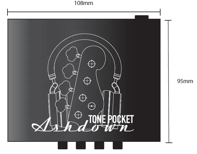 Ashdown Tone Pocket V2.0 Portable Bass Headphone Amplifier fig 2