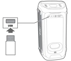 Turn on portable audio