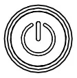 Power Icon Button
