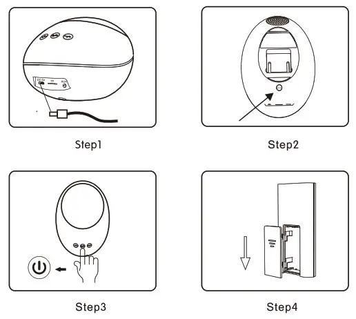 Semlos K-1035 Lucky Stone Projection Lamp- Step