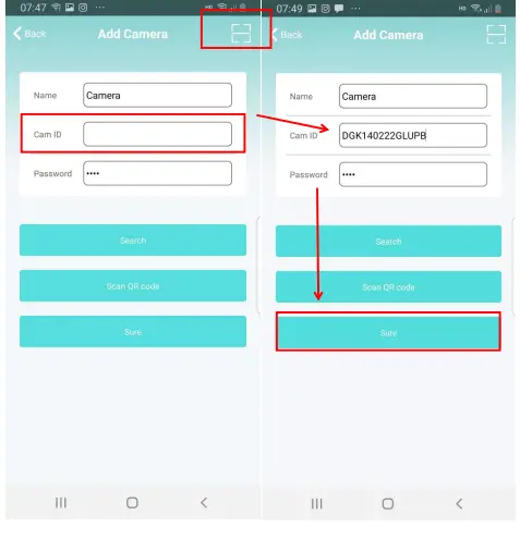 Input the UID number