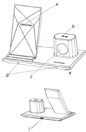 Shenzhen Three Bees E Commerce HM003 3-In-1 Wireless Charger Station 1