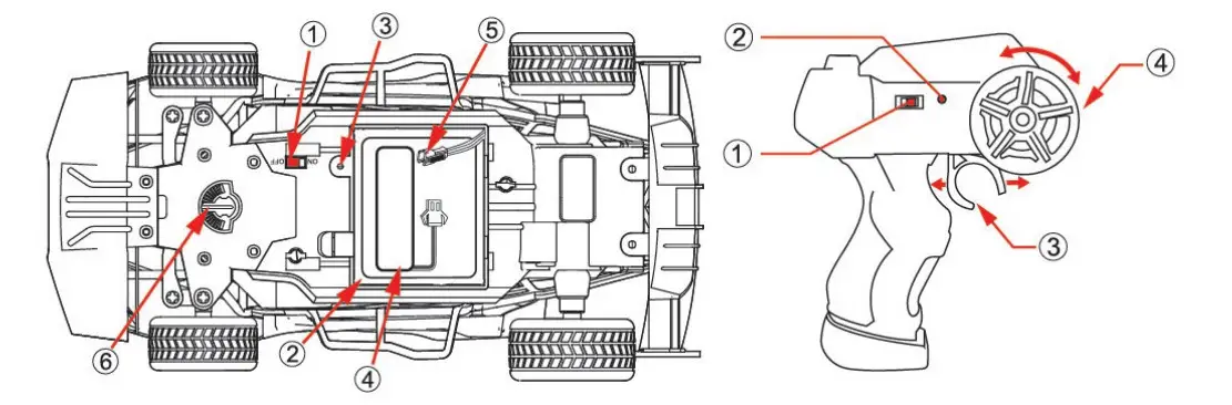 METAL SL 212A Radio Control 2 4G Racing Car-