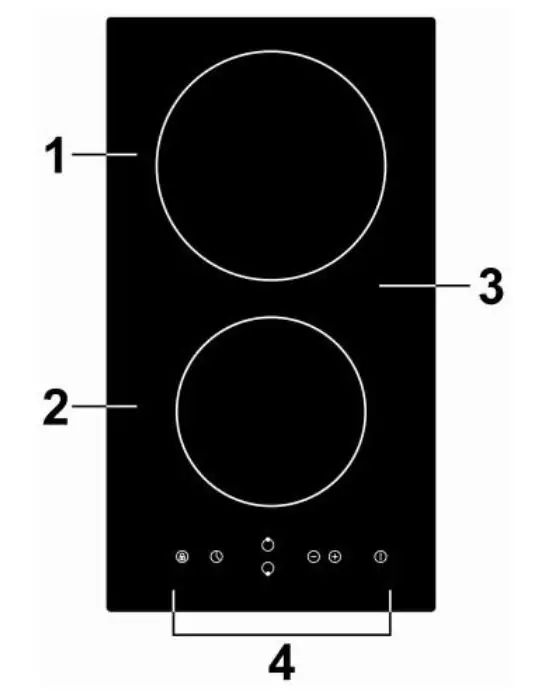 GASLAND- chef- CH30BF Electric -Ceramic -Hob fig- 2