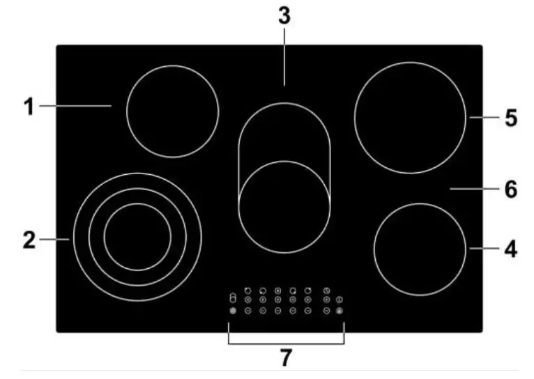 GASLAND- chef- CH30BF Electric -Ceramic -Hob fig- 8