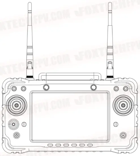 FOXTECH MX16 Al in one Portable Ground Control Station