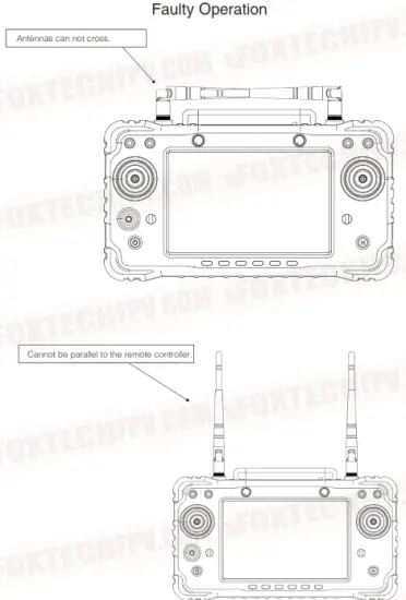 FOXTECH MX16 Al in one Portable Ground Control Station- full opera tion
