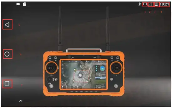 FOXTECH MX16 Al in one Portable Ground Control Station- pormit bar
