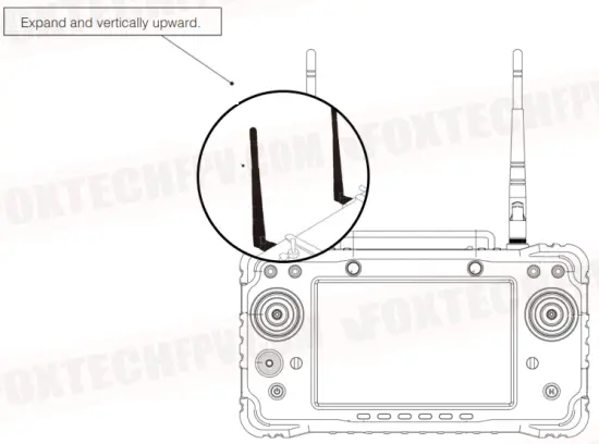 FOXTECH MX16 Al in one Portable Ground Control Station- proper