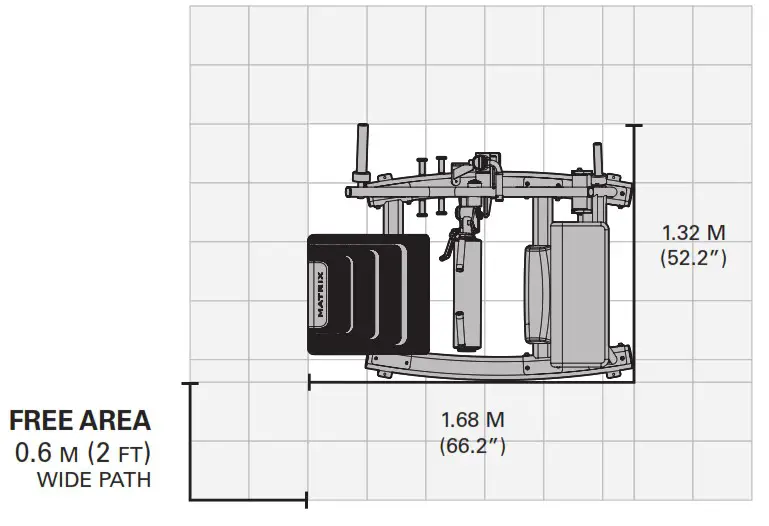 MATRIX MG PL78 Glute Trainer - TRAINING AREA
