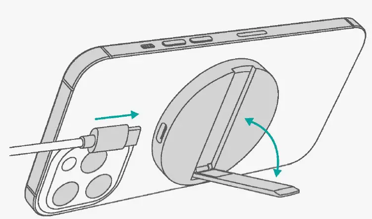 ESR 2C515 HaloLock Kickstand Wireless Charger 3