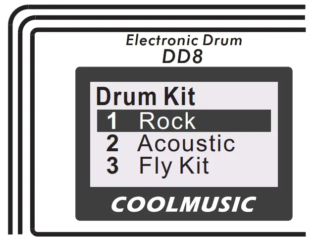 COOLMUSIC DD 8 Professional Electric Drum - fig