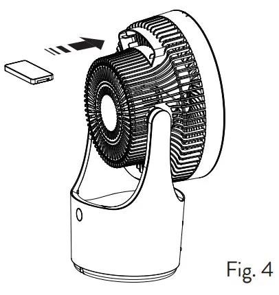 Xpelair XPA360CF Desk Fan with Remote Control - Installation Instruction