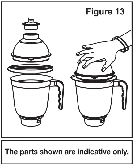 BAJAJ GX 3501 500 Watts Mixer Grinder - fig 10