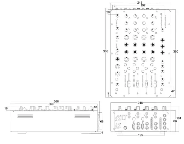 PLAY differently 1.4 4 Channel DJ Mixer 40