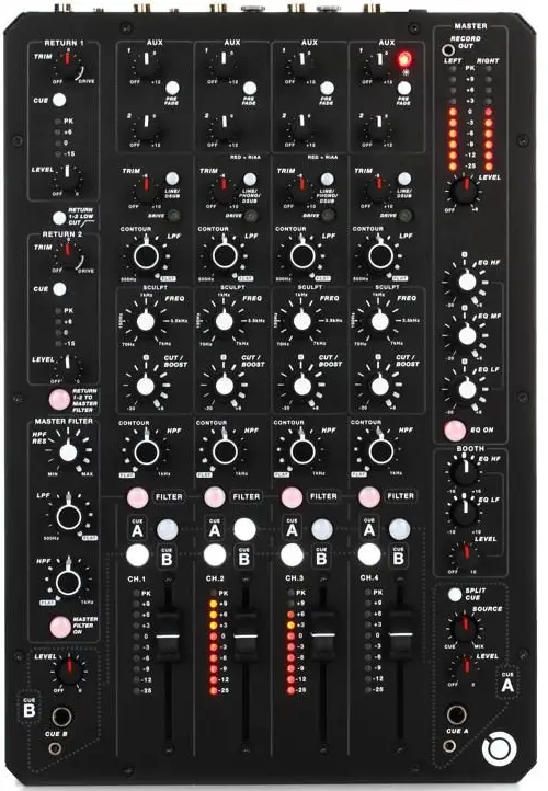PLAY differently 1.4 4 Channel DJ Mixer