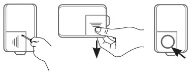 Chacon 34045 All in One Alarm- Battery installation