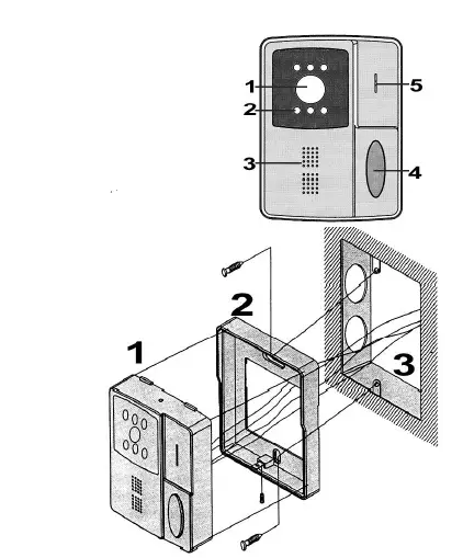 velleman -CAMSET33 2-Channel -Video -Security- Door -Phone -3