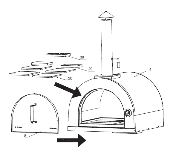 Empara- EMPV-PG02- Outdoor -Pizza- Oven- Cabinet -10
