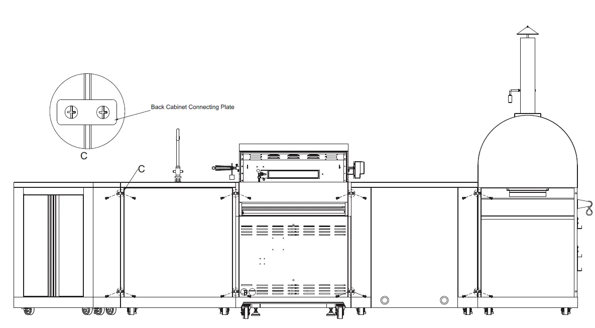 Empara- EMPV-PG02- Outdoor -Pizza- Oven- Cabinet -16