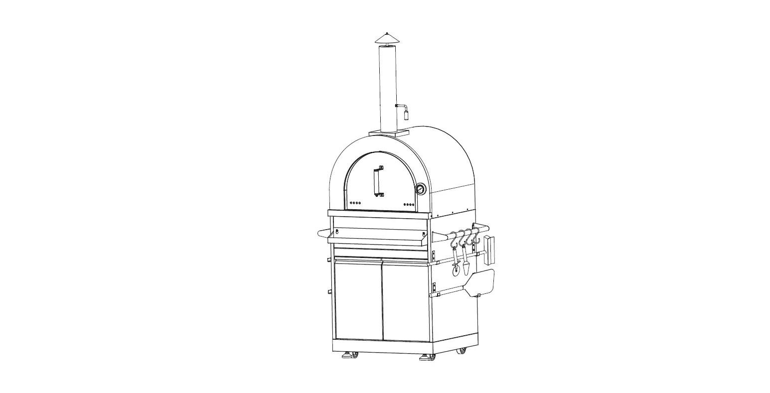 Empara Empv-pg02 Outdoor Pizza Oven Cabinet Installation Guide