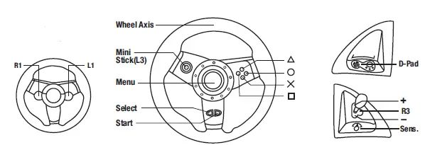 nanoRS -RS700 8 In- 1 -Racing- wheel- 1