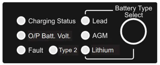 STERLING POWER BB1270 12V to 12V 70A Battery to Battery Charger - LED panel