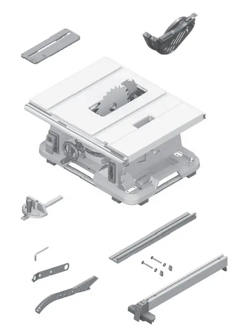 BOSCH GTS 635-216 Professional Heavy Duty Electric Table Saw-3
