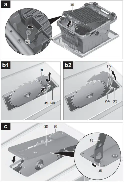 BOSCH GTS 635-216 Professional Heavy Duty Electric Table Saw-4